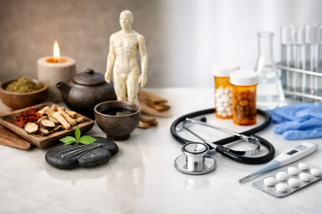 Eastern Medicine and Western Medicine